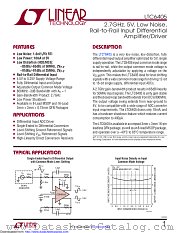 LTC6405IUD datasheet pdf Linear Technology