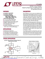 LTC6406CMS8E#TRPBF datasheet pdf Linear Technology