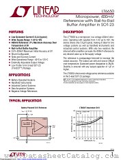 LT6650CS5#TRMPBF datasheet pdf Linear Technology