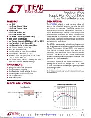 LT6654BMPS6-1.25#PBF datasheet pdf Linear Technology