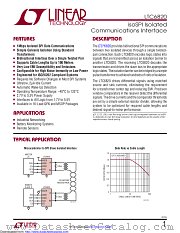 LTC6820HMS#TRPBF datasheet pdf Linear Technology