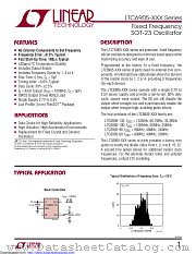 LTC6905HS5-100#TR datasheet pdf Linear Technology