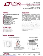 LTC6910-1CTS8#TR datasheet pdf Linear Technology