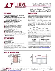 LTC6992HDCB-4#TRMPBF datasheet pdf Linear Technology