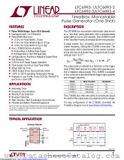 LTC6993CDCB-2#TRPBF datasheet pdf Linear Technology