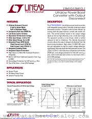 LT8410EDC-1#TRPBF datasheet pdf Linear Technology