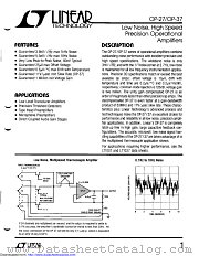 OP37GN8#PBF datasheet pdf Linear Technology