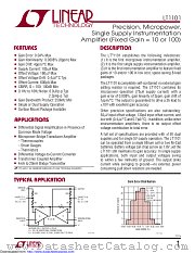 LT1101CN8#PBF datasheet pdf Linear Technology