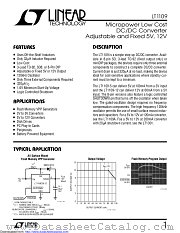 LT1109CS8-5#TR datasheet pdf Linear Technology