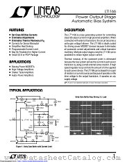 LT1166CS8#TRPBF datasheet pdf Linear Technology