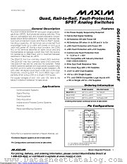 DG413FEUE datasheet pdf MAXIM - Dallas Semiconductor