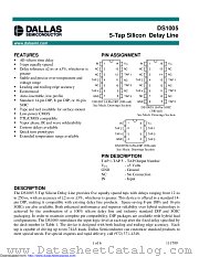 DS1005M-200 datasheet pdf MAXIM - Dallas Semiconductor