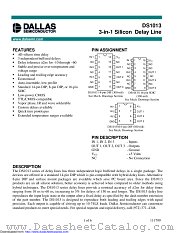 DS1013S-20+T&R datasheet pdf MAXIM - Dallas Semiconductor