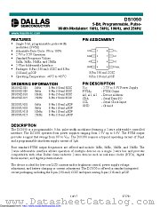 DS1050Z-025+ datasheet pdf MAXIM - Dallas Semiconductor