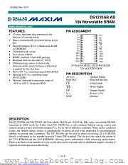 DS1220AD-150 datasheet pdf MAXIM - Dallas Semiconductor