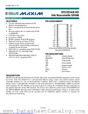 DS1225AB-200IND+ datasheet pdf MAXIM - Dallas Semiconductor