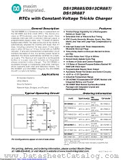 DS12R887-33-W datasheet pdf MAXIM - Dallas Semiconductor