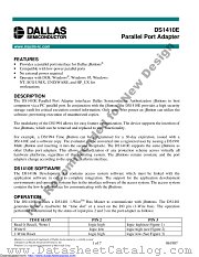DS1410E-001# datasheet pdf MAXIM - Dallas Semiconductor