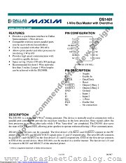 DS1481S+T&R datasheet pdf MAXIM - Dallas Semiconductor