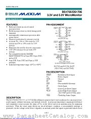 DS1705ESA/T&R datasheet pdf MAXIM - Dallas Semiconductor