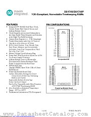 DS1746-70+ datasheet pdf MAXIM - Dallas Semiconductor
