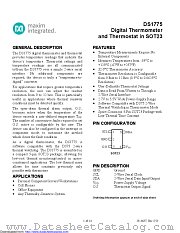 DS1775R2+T&R datasheet pdf MAXIM - Dallas Semiconductor