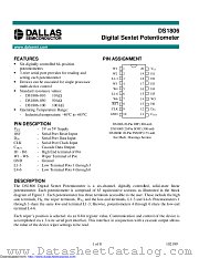 DS1806E-050+T&R datasheet pdf MAXIM - Dallas Semiconductor