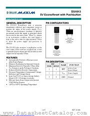 DS1813R-5-U+ datasheet pdf MAXIM - Dallas Semiconductor