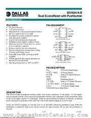 DS1834AS datasheet pdf MAXIM - Dallas Semiconductor
