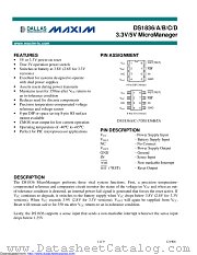 DS1836B-10+ datasheet pdf MAXIM - Dallas Semiconductor