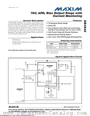DS1842 datasheet pdf MAXIM - Dallas Semiconductor