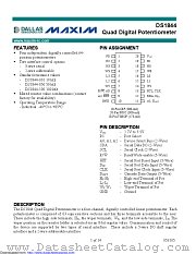DS1844S-010+ datasheet pdf MAXIM - Dallas Semiconductor