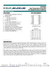 DS1848E-010/T&R datasheet pdf MAXIM - Dallas Semiconductor