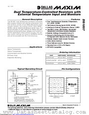 DS1857B-050+ datasheet pdf MAXIM - Dallas Semiconductor