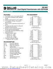 DS1867-10+ datasheet pdf MAXIM - Dallas Semiconductor