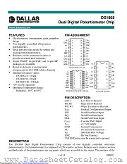 DS1868S-10+T&R datasheet pdf MAXIM - Dallas Semiconductor