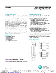 DS18B20Z+ datasheet pdf MAXIM - Dallas Semiconductor