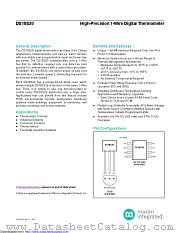 DS18S20-SL+T&R datasheet pdf MAXIM - Dallas Semiconductor