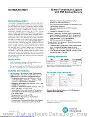 DS1922L-F5#A20 datasheet pdf MAXIM - Dallas Semiconductor