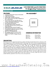 DS21552LN+ datasheet pdf MAXIM - Dallas Semiconductor