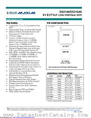 DS21Q48A3N datasheet pdf MAXIM - Dallas Semiconductor