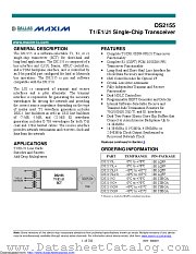 DS2155LB+ datasheet pdf MAXIM - Dallas Semiconductor