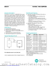 DS2431GB+U datasheet pdf MAXIM - Dallas Semiconductor