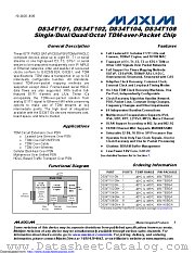 DS34T104 datasheet pdf MAXIM - Dallas Semiconductor