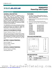 DS9034I-PCX datasheet pdf MAXIM - Dallas Semiconductor