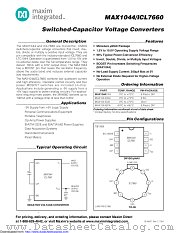 ICL7660AMTV/883B datasheet pdf MAXIM - Dallas Semiconductor