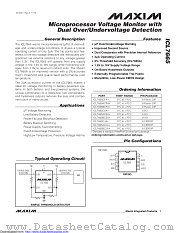 ICL7665ACSA-T datasheet pdf MAXIM - Dallas Semiconductor