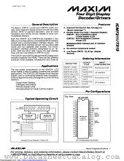 ICM7211MIJL datasheet pdf MAXIM - Dallas Semiconductor