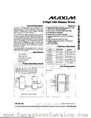 ICM7218CIQI+T datasheet pdf MAXIM - Dallas Semiconductor
