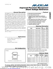 LM4041BEM3-1.2+T datasheet pdf MAXIM - Dallas Semiconductor
